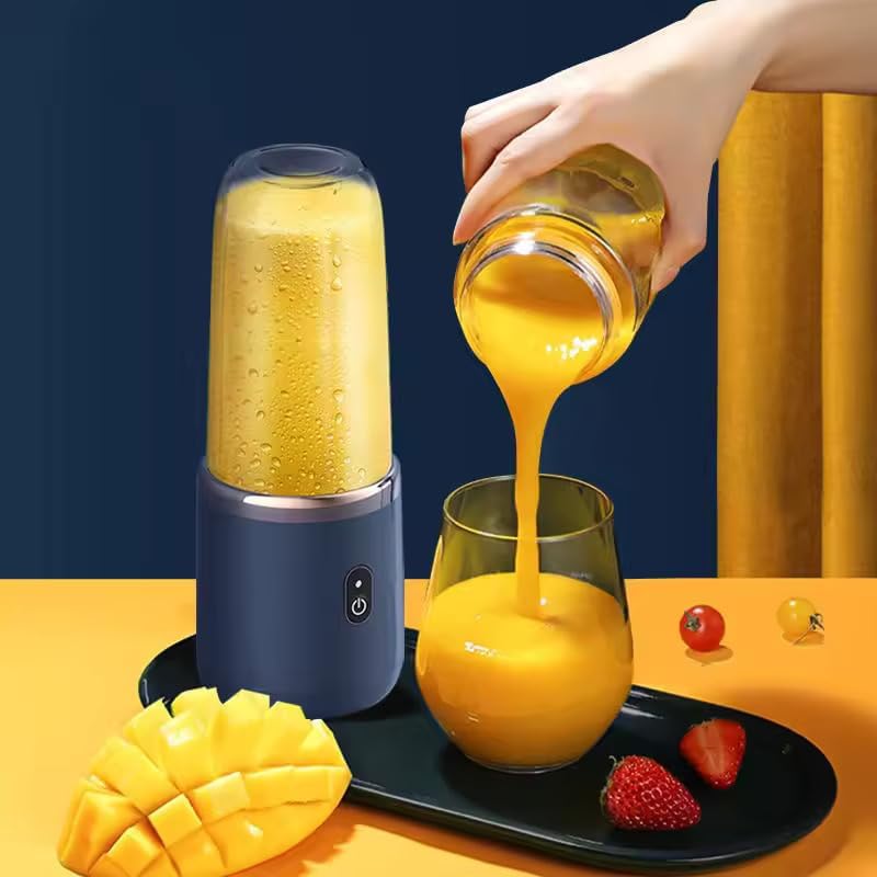 Portable Electric Rechargeable Smoothie Blender & Juicer