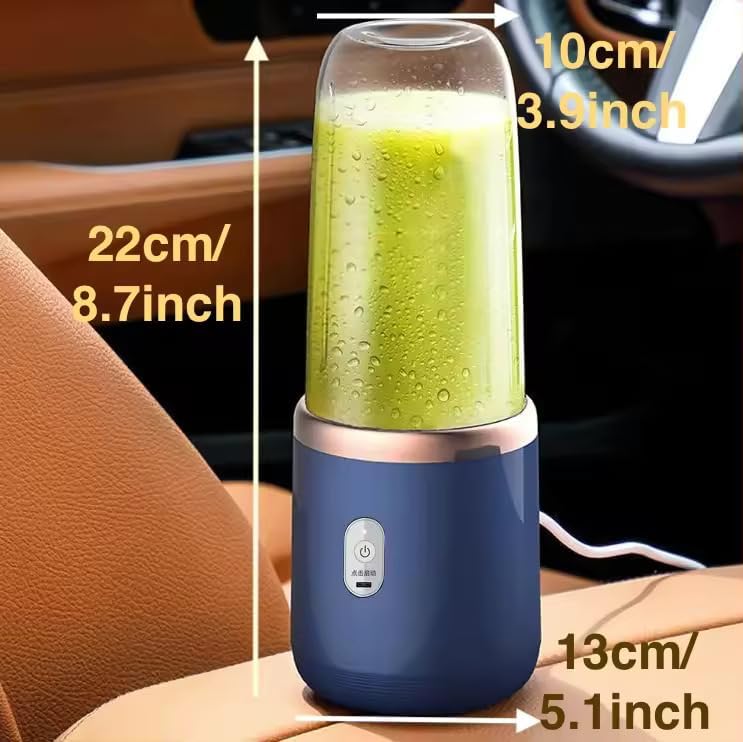 Portable Electric Rechargeable Smoothie Blender & Juicer