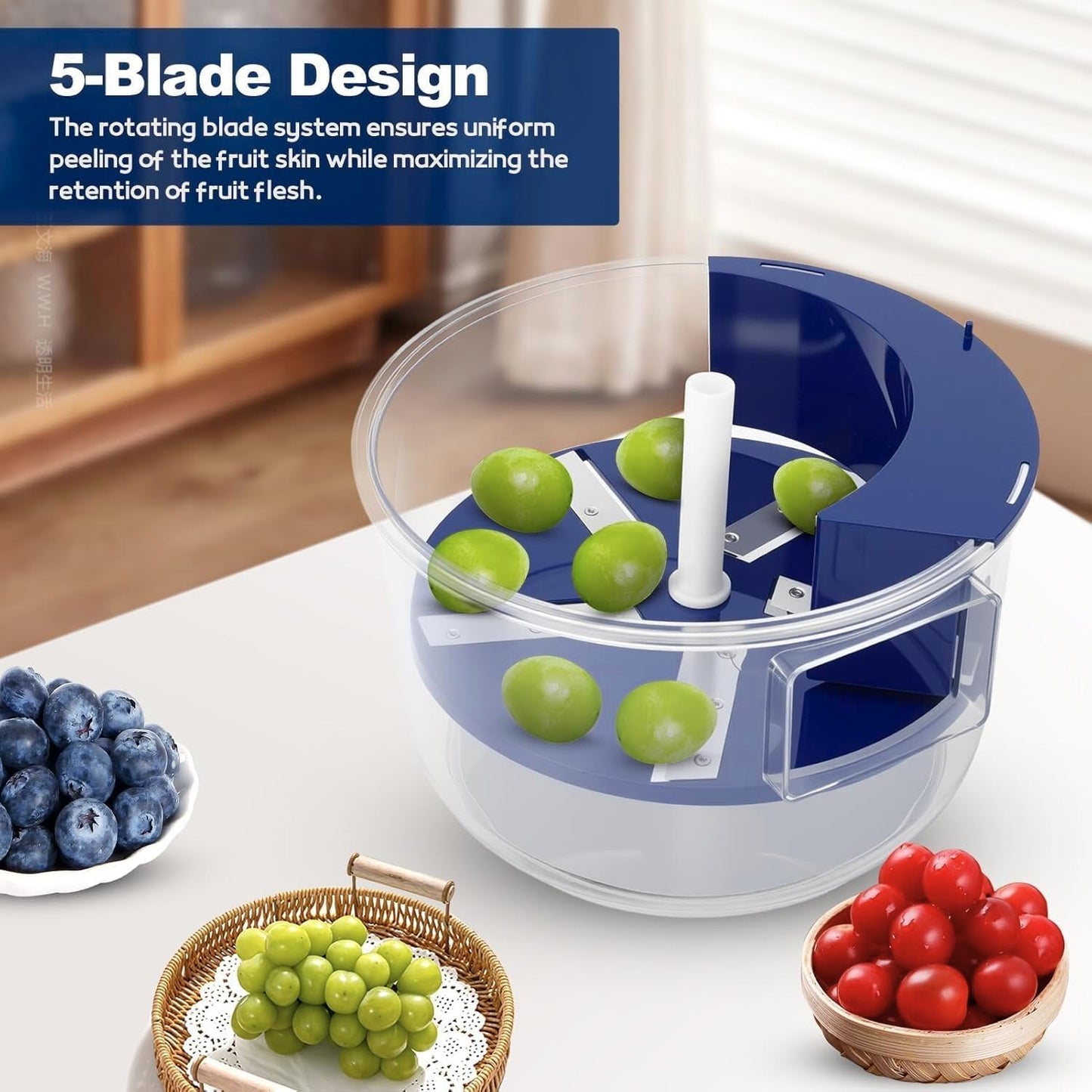 Rechargeable Garlic, Fruit and Vegetable peeler