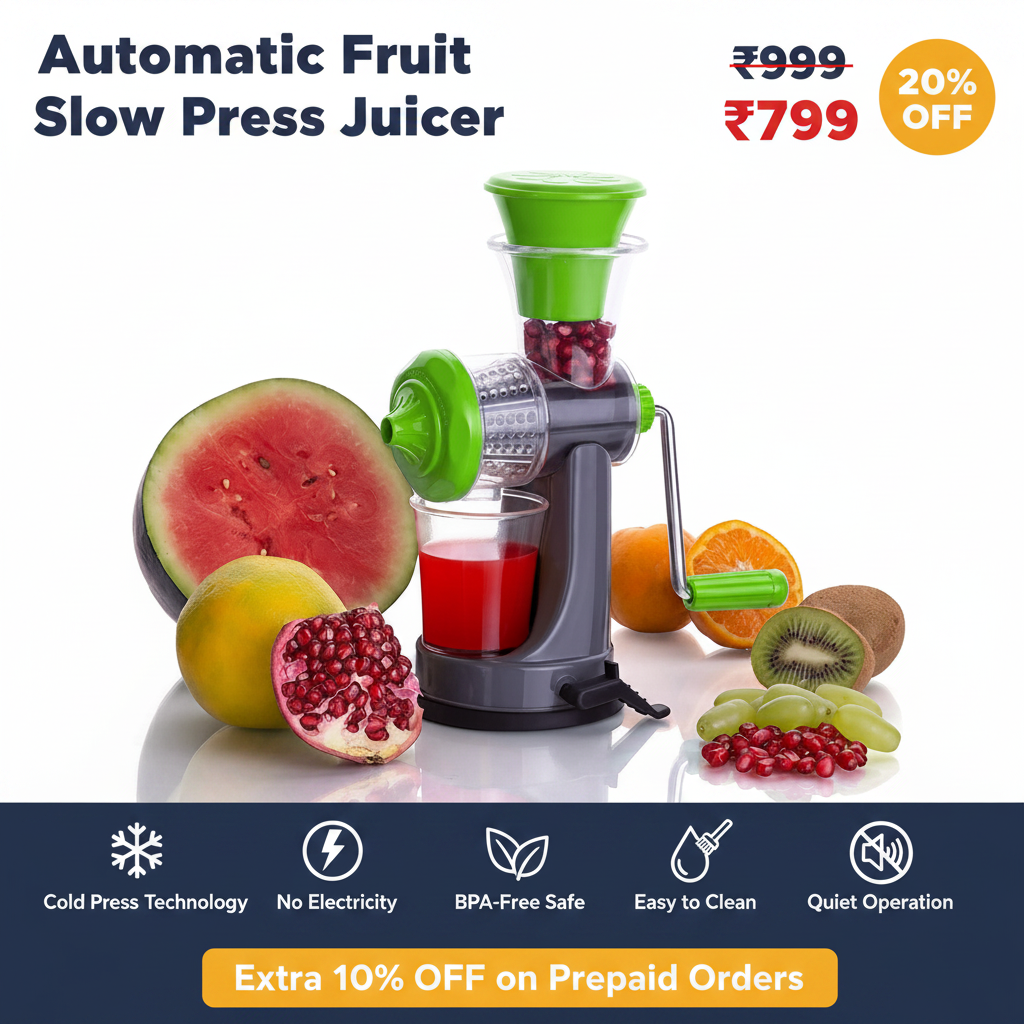 Automatic Fruit Slow Press Juicer Offer Image