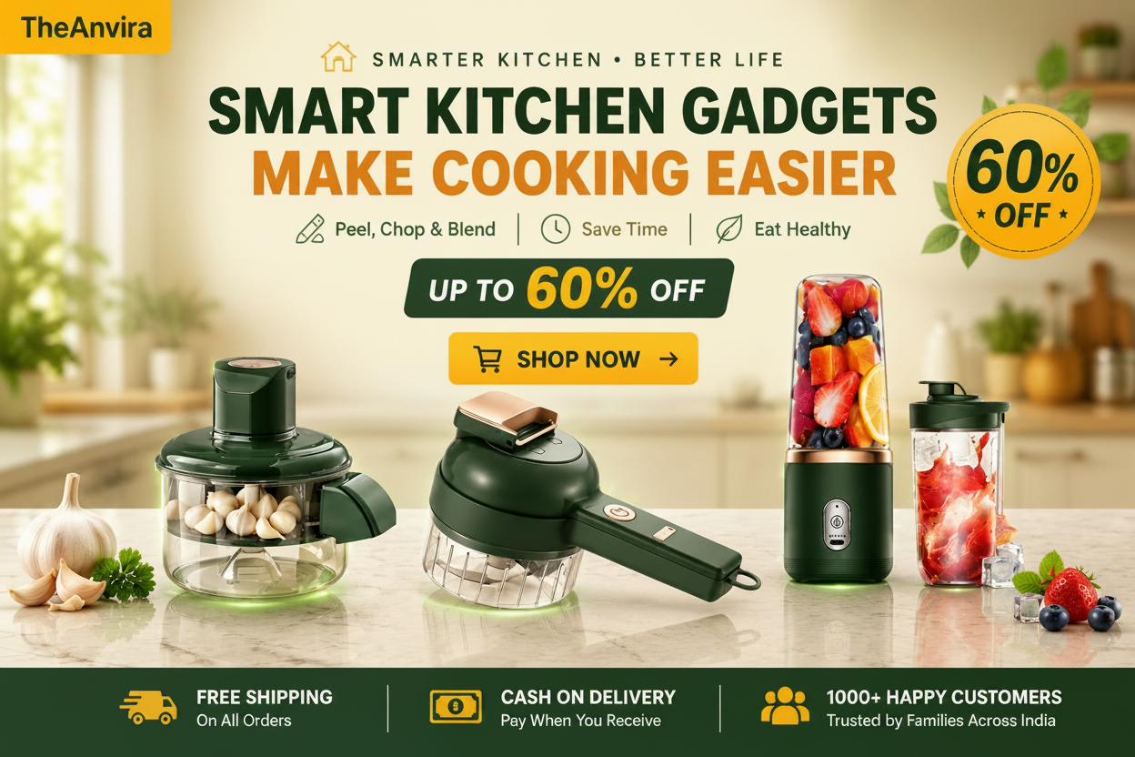 Smart Kitchen Gadgets Banner - 60% OFF